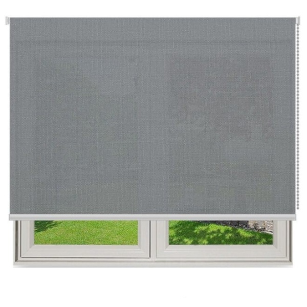 Partial Blackout Curtain - Anartisi Plain 1008 - Dark Gray