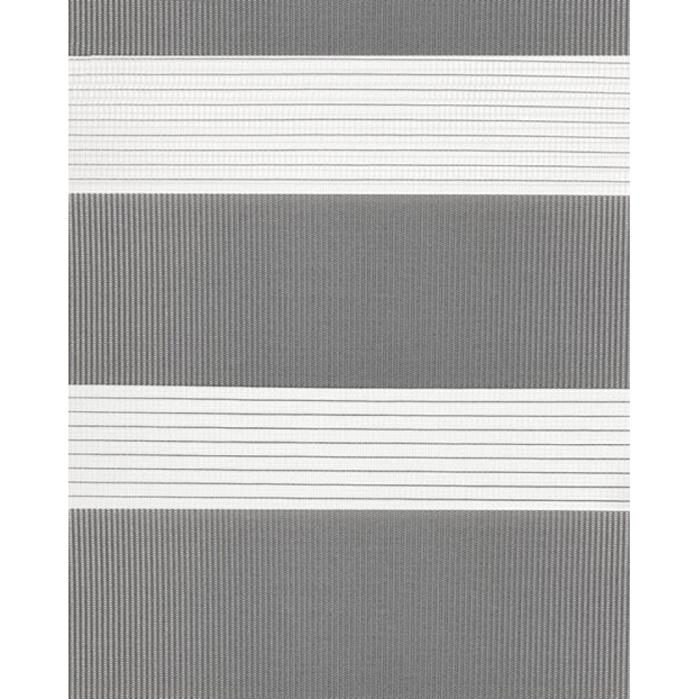 Double Curtain - Day / Night - Anartisi Zebra ZS 114 - Gray Arzan