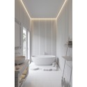 PS PANEL  ΜΕ 3D ΠΗΧΑΚΙΑ 01 RESIDENCE 21/122 mm WHITE NewPlan