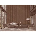 PS PANEL  ΜΕ 3D ΠΗΧΑΚΙΑ 08 RESIDENCE 21/122 mm DARK BROWN OAK NewPlan