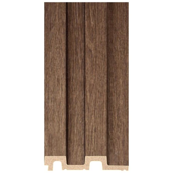 PS PANEL  ΜΕ 3D ΠΗΧΑΚΙΑ 08 RESIDENCE 21/122 mm DARK BROWN OAK NewPlan