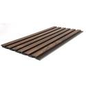 PS PANEL ΜΕ 3D ΠΗΧΑΚΙΑ 54 PIANO 12/122/2900mm WALNUT/DARK BROWN NewPlan