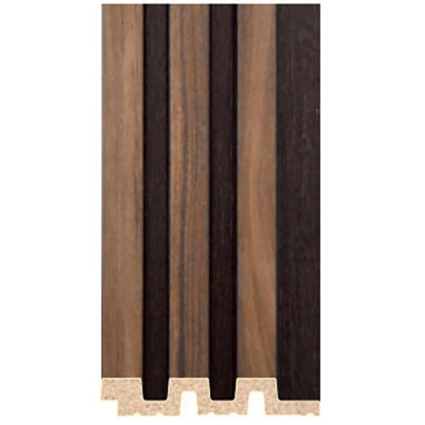 PS PANEL ΜΕ 3D ΠΗΧΑΚΙΑ 54 PIANO 12/122/2900mm WALNUT/DARK BROWN NewPlan